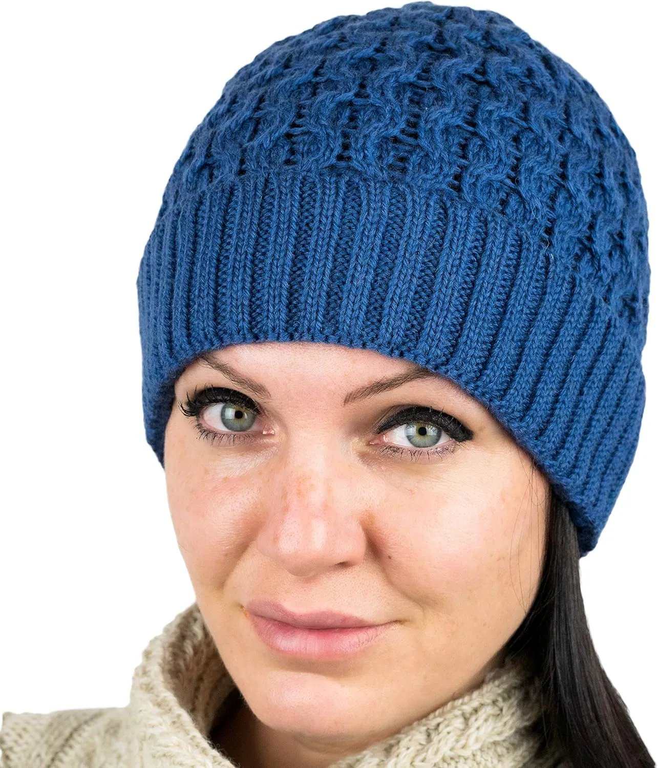 Unisex Beanie 100% Merino Wool Hat Soft and Warm Winter Hat