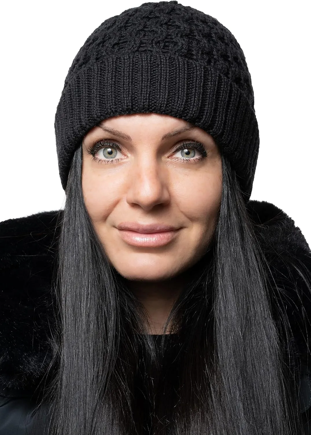 Unisex Beanie 100% Merino Wool Hat Soft and Warm Winter Hat