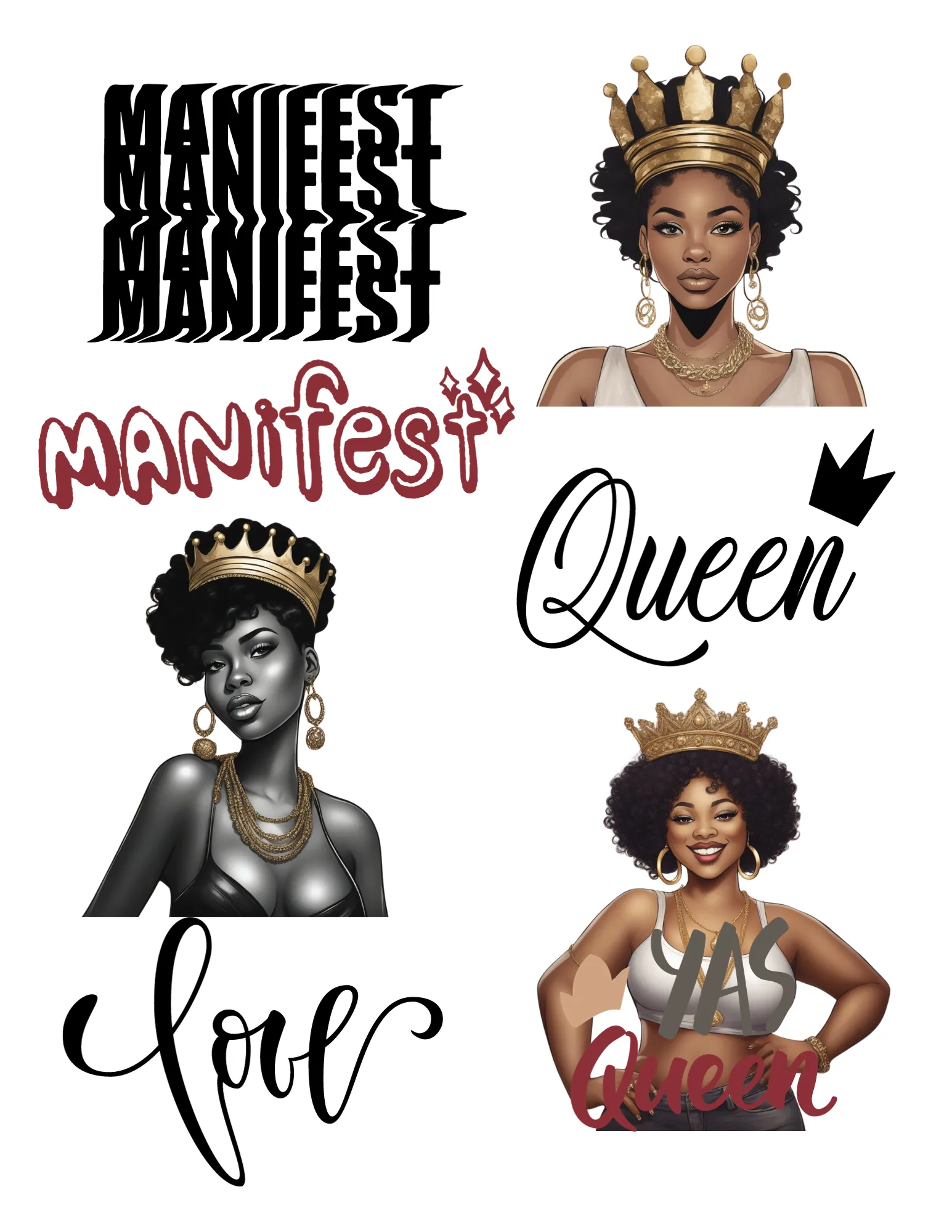 Vision Board Printable bundle