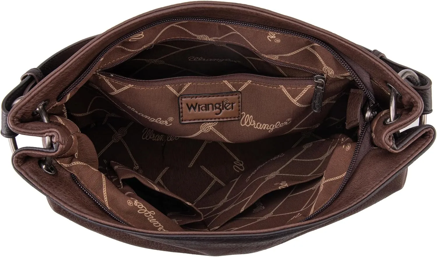 Wrangler Hobo Bags for Women Vegan Leather Top Handle Shoulder Purses and Handbags